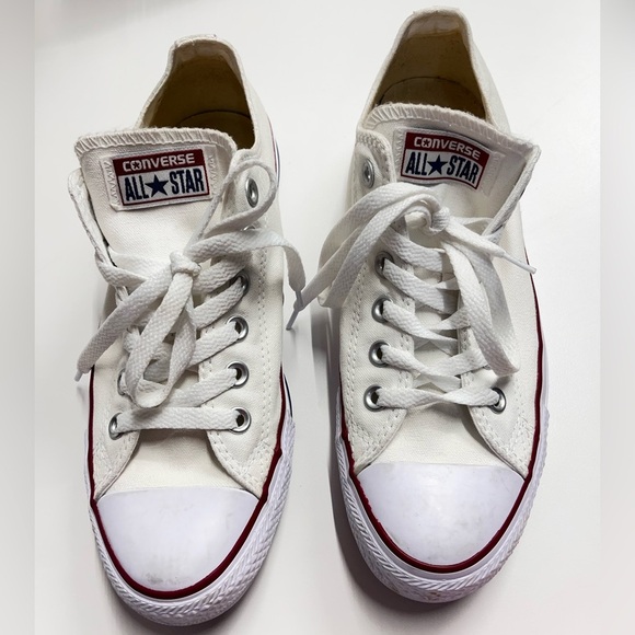 Imperfect Converse All Star Chucks low top sneakers women’s size 8 men’s size 6 - Picture 1 of 14